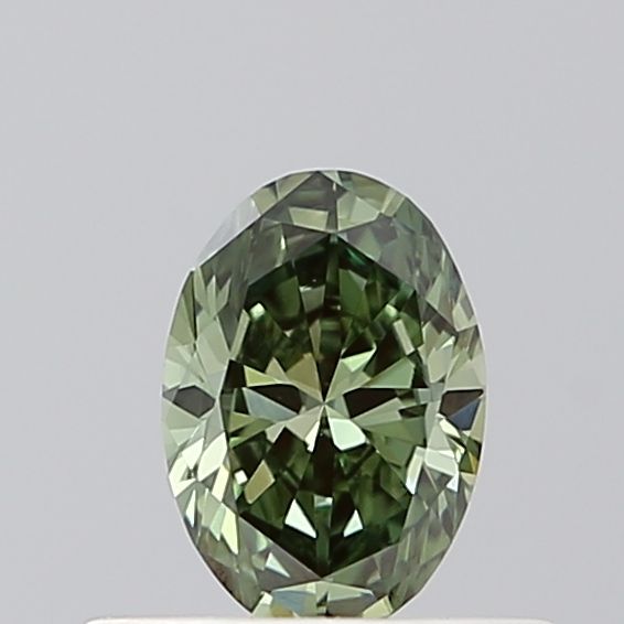 0.3 CT Fancy Vivid Green OVAL