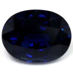 Szafir 2,77 ct, niebieski, szlif owalny
