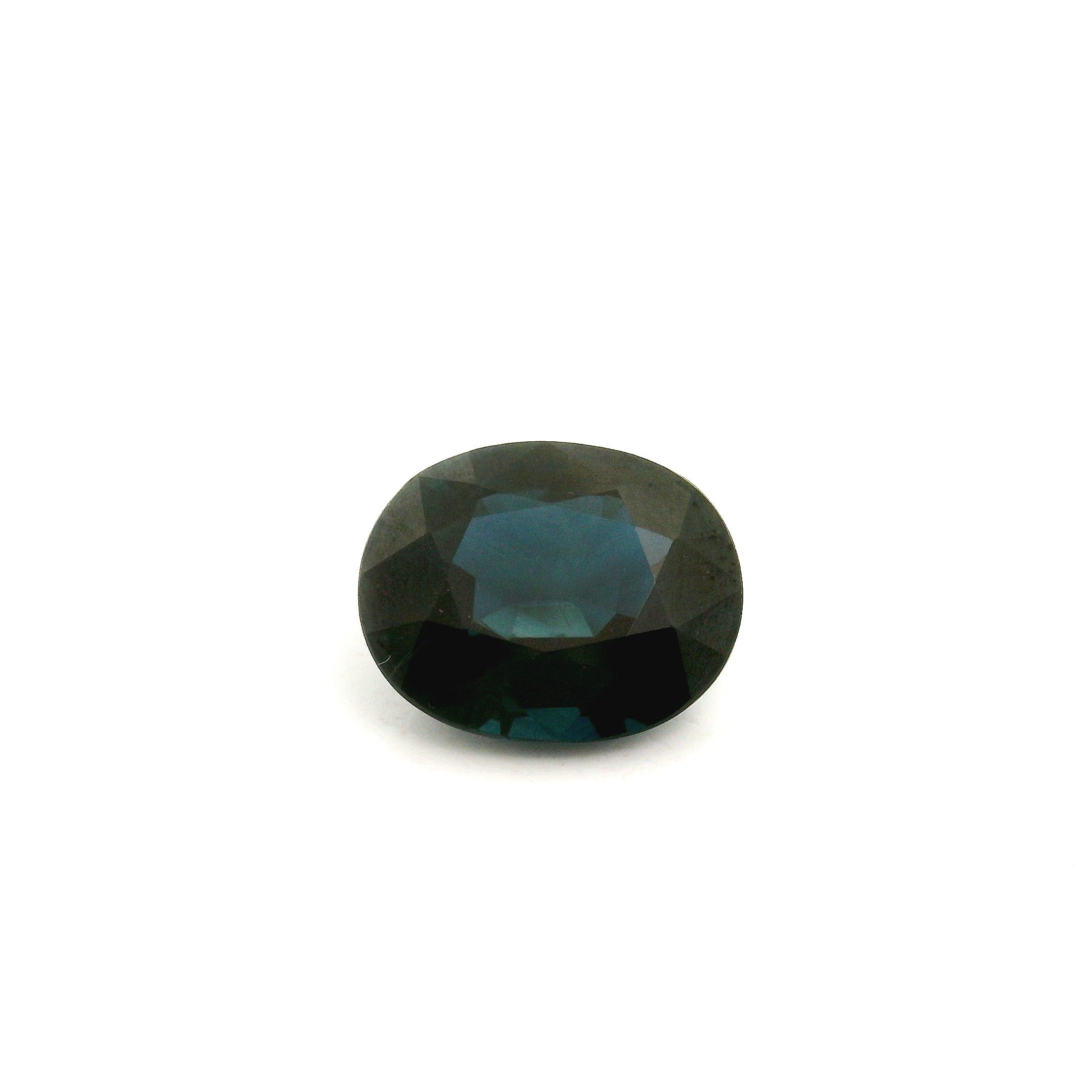 Szafir 2,33 ct, niebieski, szlif owalny