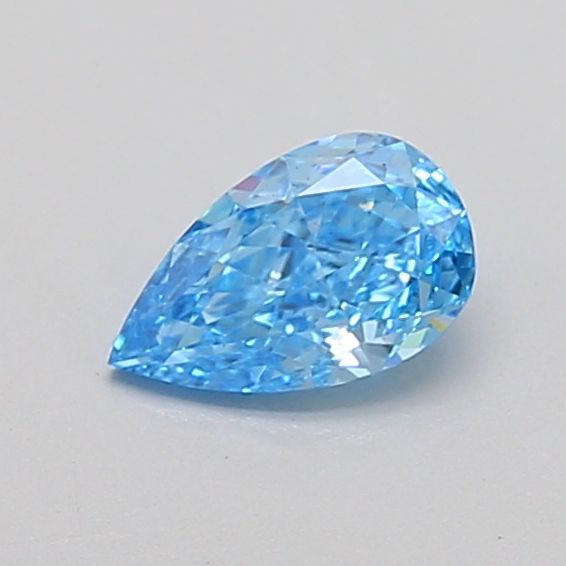 0.48 CT Fancy Vivid Blue PEAR