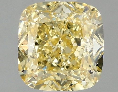 1.0 CT Fancy Intense Yellow CUSHION MODIFIED