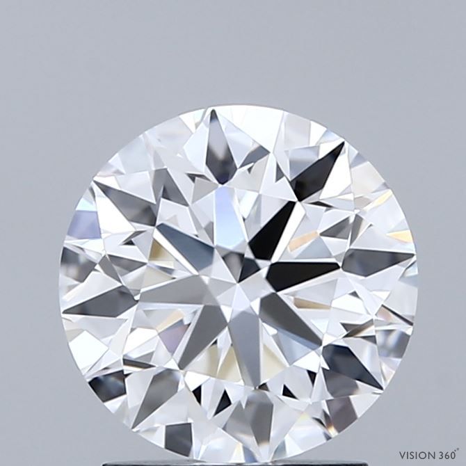 2.01 Carat D VVS2 Round Lab Diamond