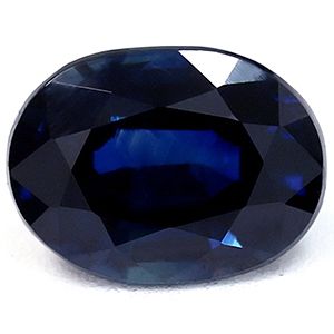 Szafir 1,63 ct, niebieski, szlif owalny