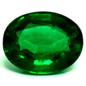 Szmaragd 1,49 ct, zielony, szlif owalny