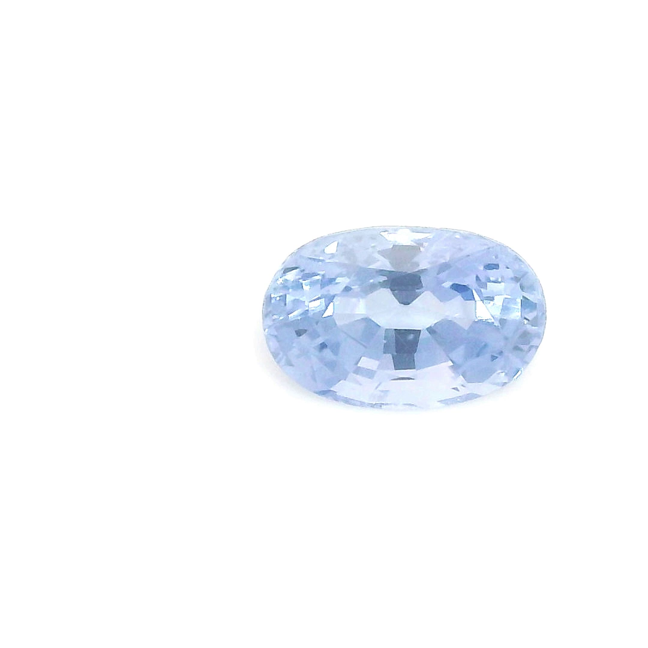 Szafir 1,23 ct, niebieski, szlif owalny
