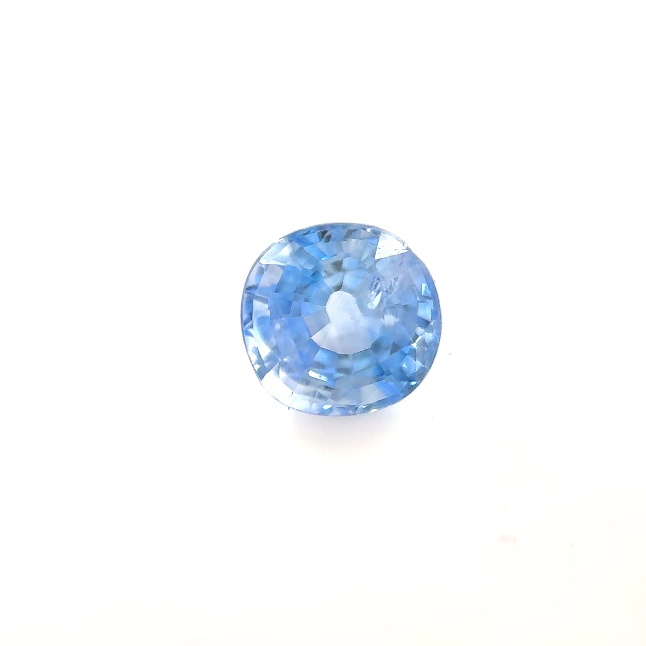 Szafir 1,06 ct, niebieski, szlif cushion
