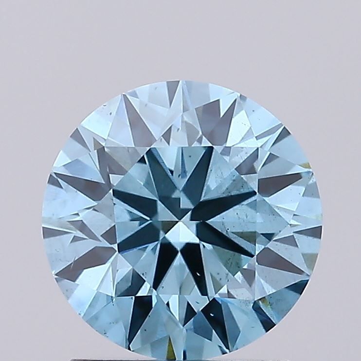 1.5 CT Fancy Vivid Blue ROUND