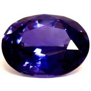 Szafir 2,16 ct, purpurowy, szlif owalny