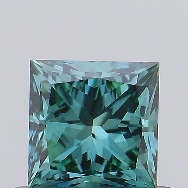 0.43 CT Fancy Vivid Green PRINCESS