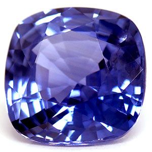 Szafir 1,07 ct, niebieski, szlif cushion