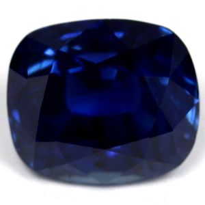 Szafir 1,99 ct, niebieski, szlif cushion