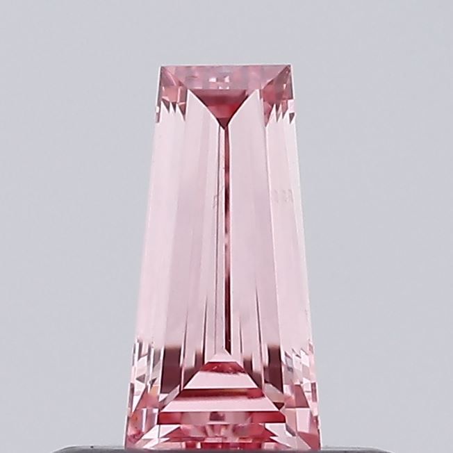 0.31 CT Fancy Intense Pink TAPERED BAGUETTE