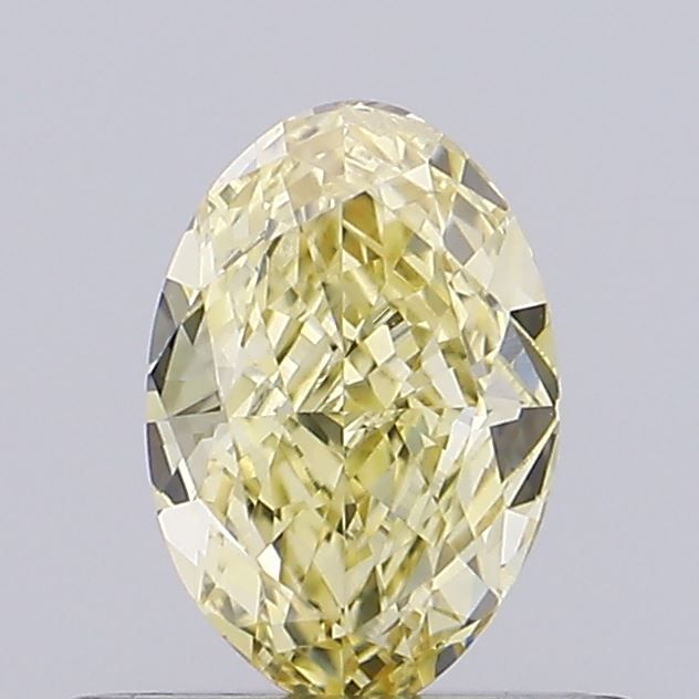0.44 CT Fancy Intense Yellow OVAL