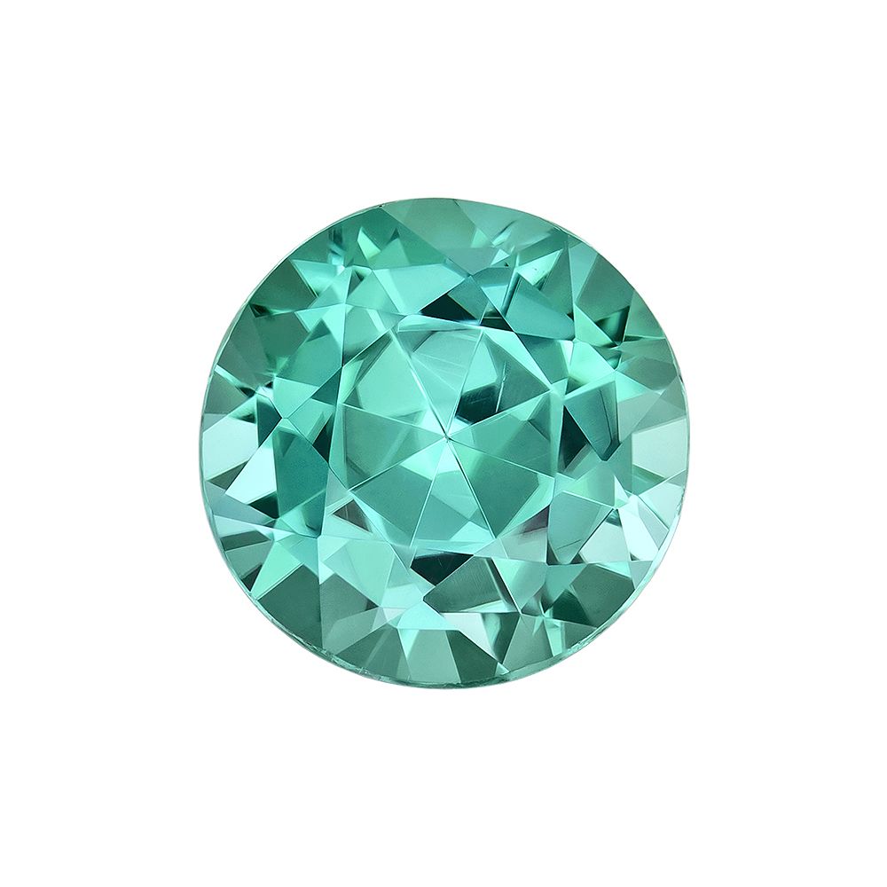 TOURMALINE FACETED 1.27ct TEAL SI BRAZIL HEATED