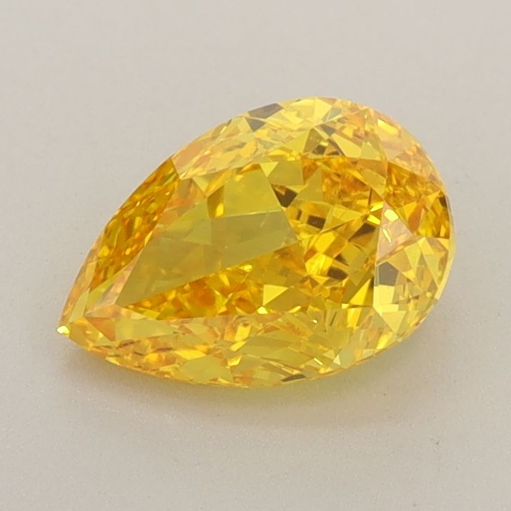 1.22 CT Fancy Vivid Yellow PEAR