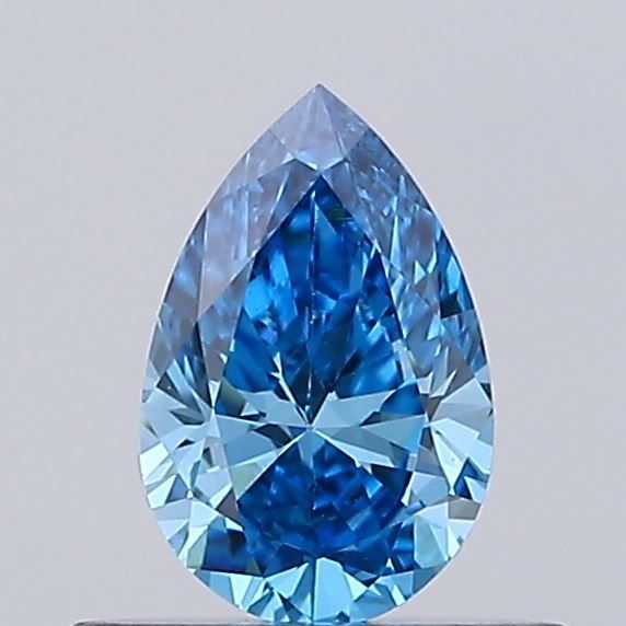 0.33 CT Fancy Vivid Blue PEAR