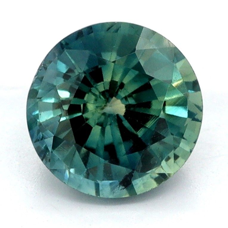 Szafir 1,12 ct, wielobarwny, szlif okrągły