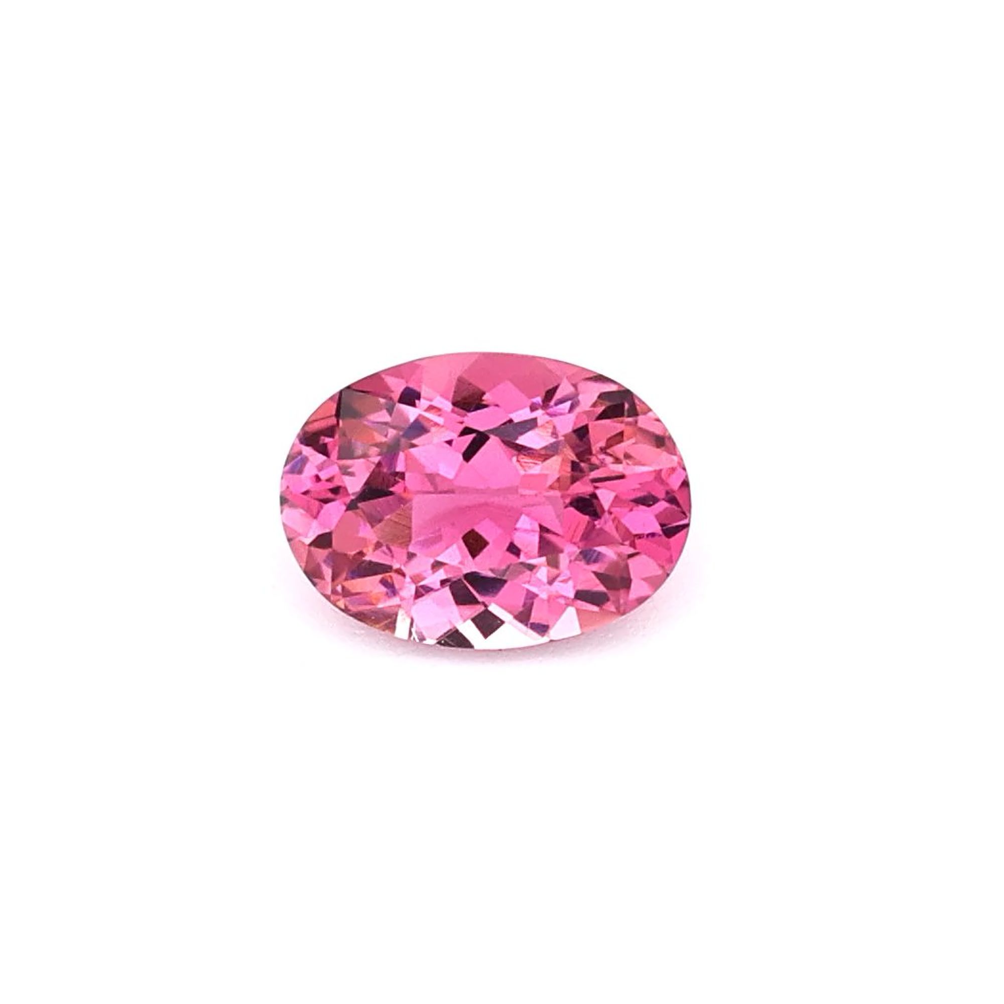 TOURMALINE FACETED 0.72ct PINK PINK EC MOZAMBIQUE HEATED