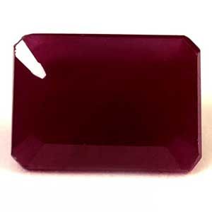 Rubin 1,51 ct, czerwony, szlif szmaragdowy