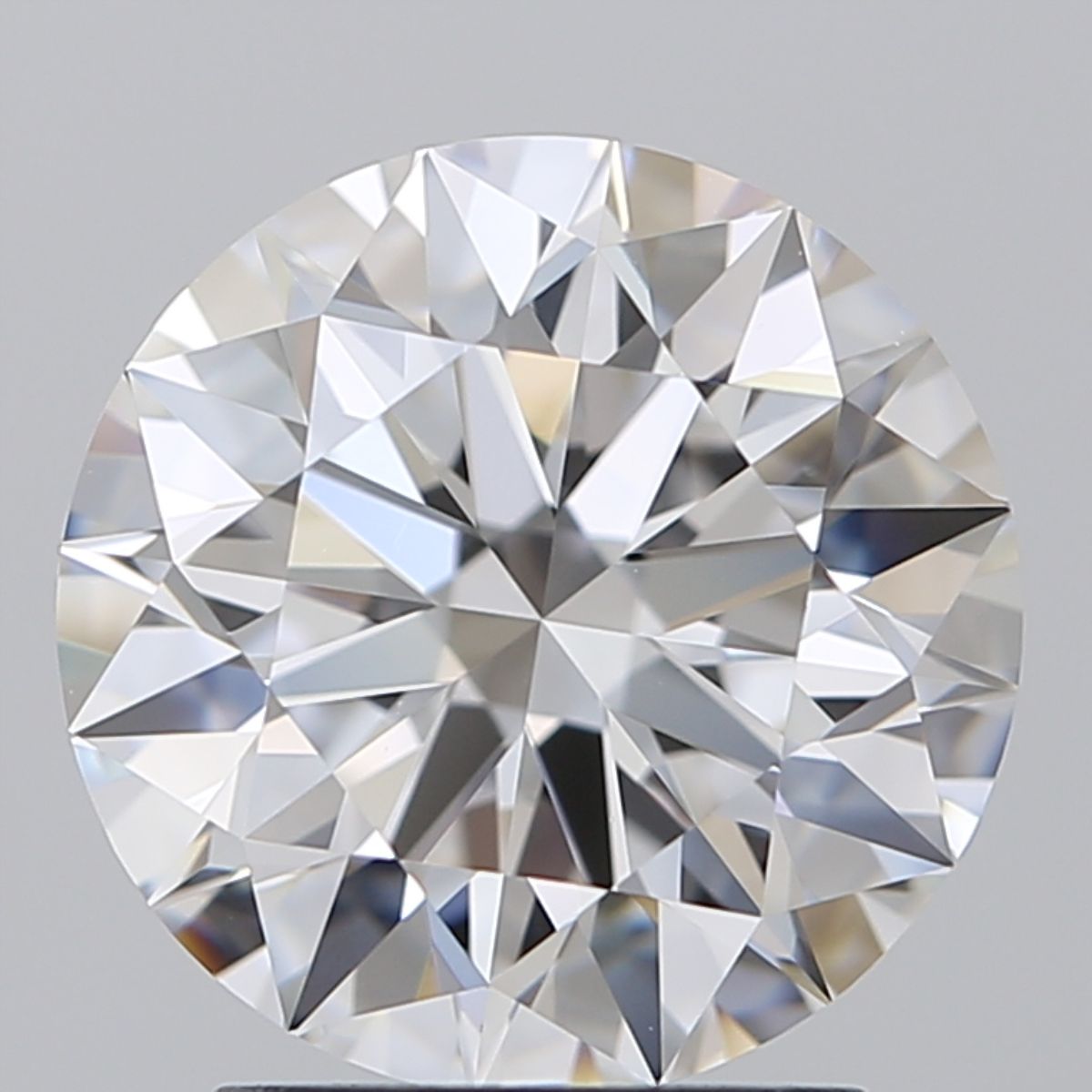 ROUND 2.57 Ct  D VS1 EX EX NON
