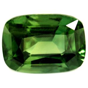 Szafir 1,03 ct, zielony, szlif cushion