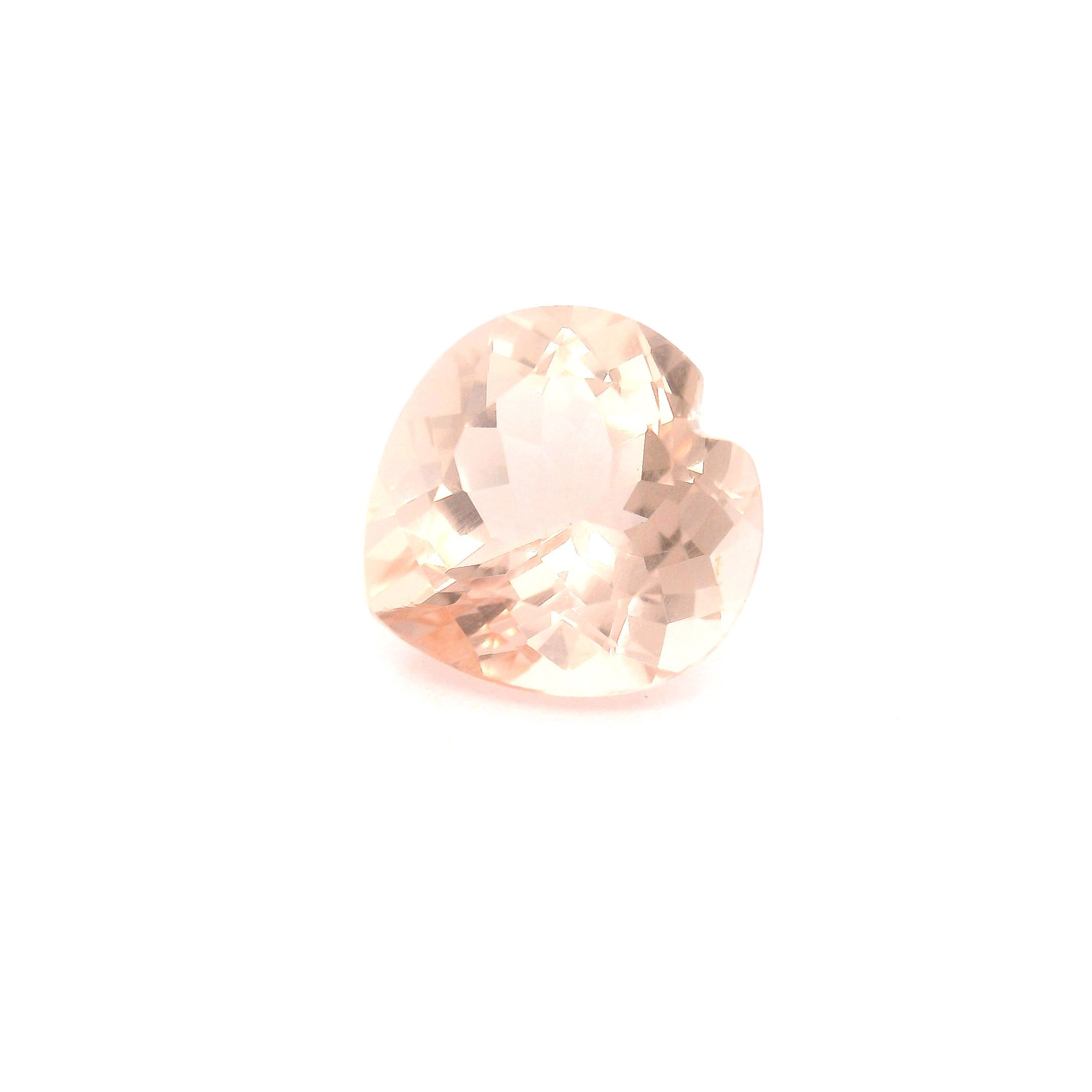 MORGANITE FACETED 2.43ct PINK Brownish Pink/Light EC MOZAMBIQUE HEATED