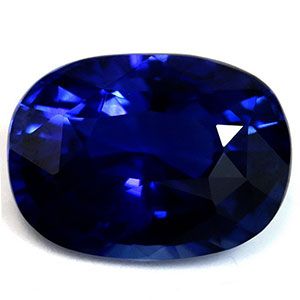 Szafir 5,50 ct, niebieski, szlif cushion