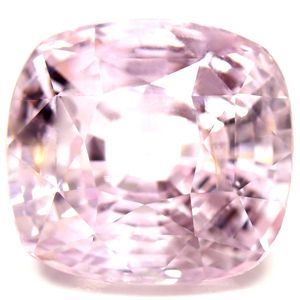 Szafir 13,07 ct, różowy, szlif cushion