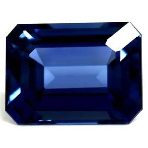 Szafir 1,88 ct, niebieski, szlif szmaragdowy