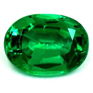 Szmaragd 1,23 ct, zielony, szlif owalny