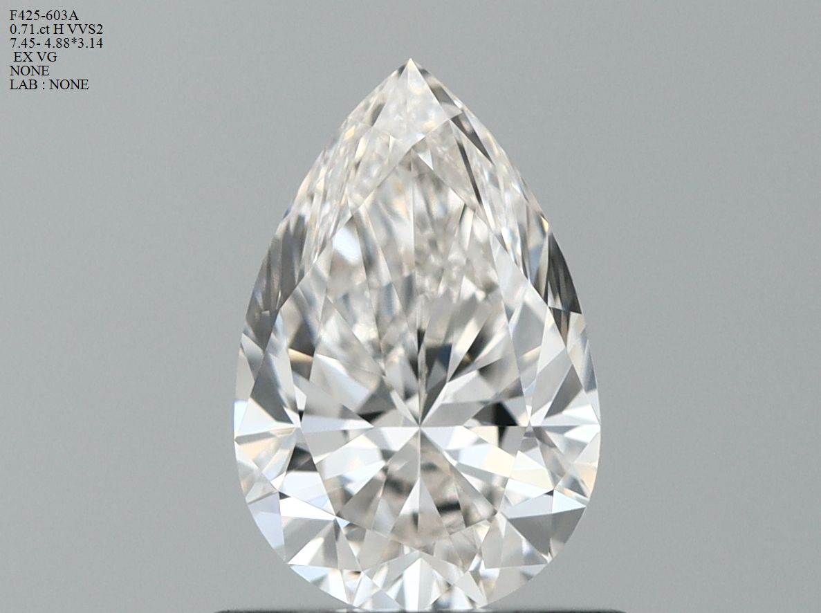 Prírodný diamant hruška,...