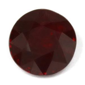 Rubin 1,43 ct, czerwony, szlif okrągły
