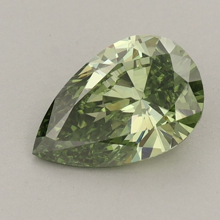 1.04 CT Fancy Vivid Green PEAR