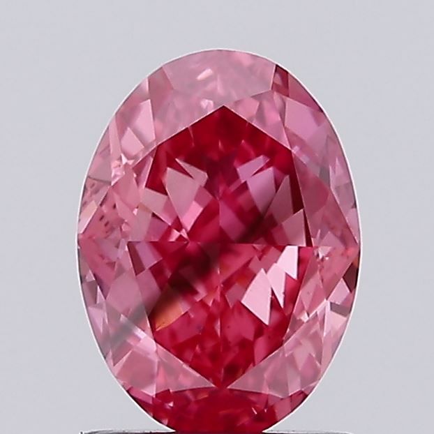 1.46 CT Fancy Vivid Pink OVAL