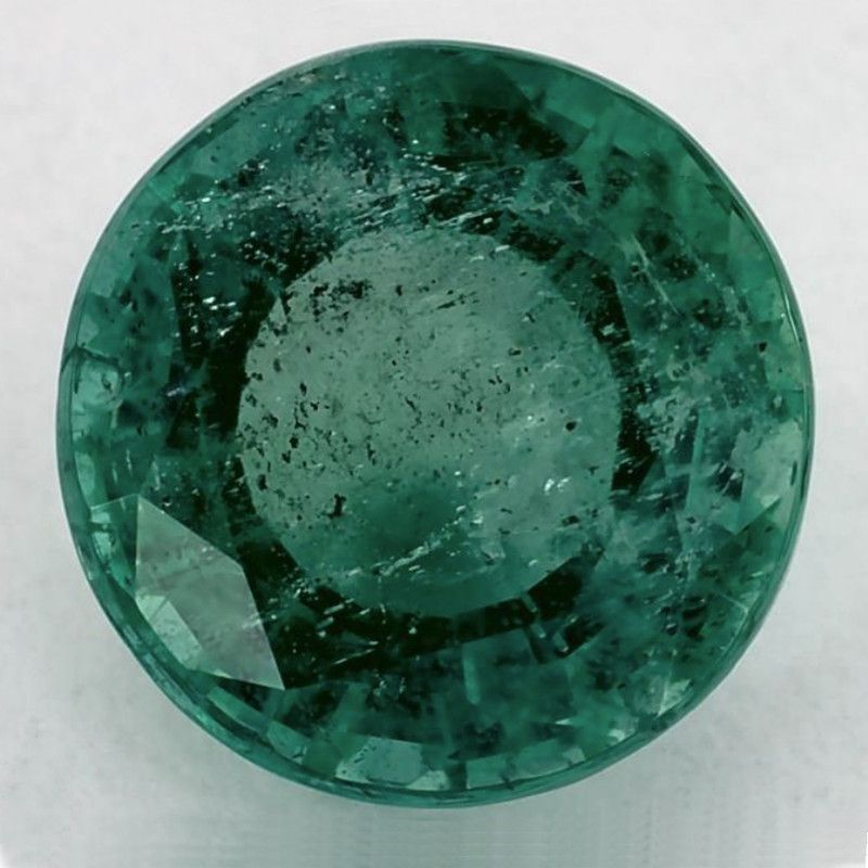 Szmaragd 2,32 ct, zielony, szlif okrągły