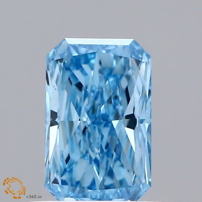 0.6 CT Fancy Vivid Blue RADIANT