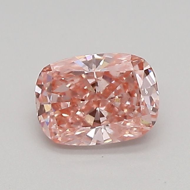 0.55 CT Fancy Vivid Pink CUSHION MODIFIED