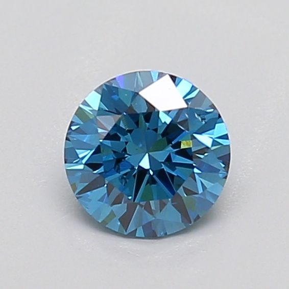 0.58 CT Fancy Vivid Blue ROUND