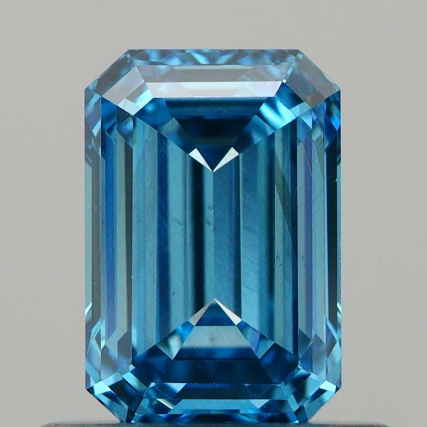 0.76 CT Fancy Vivid Blue EMERALD