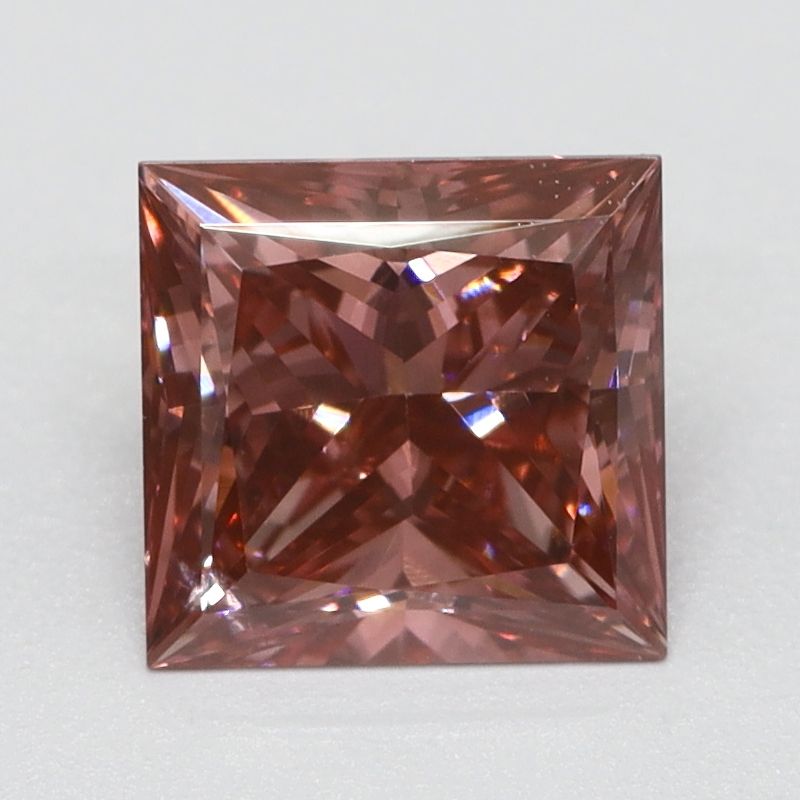 0.8 CT Fancy Deep Pink PRINCESS