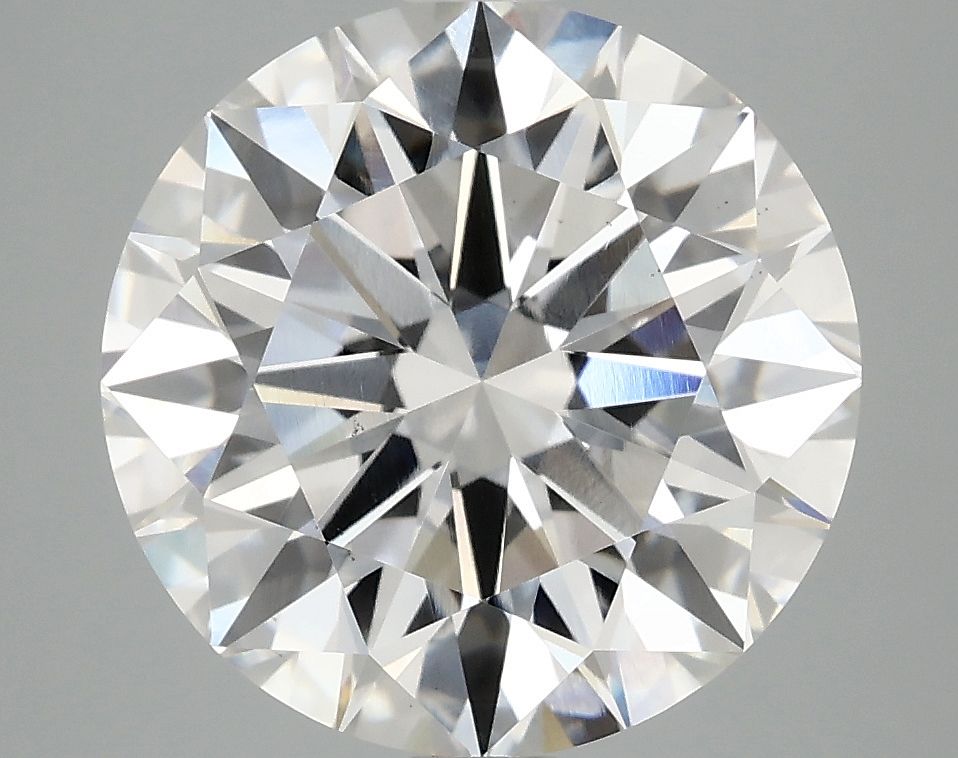 Diamant Rond 5.10 ct - Couleur F - Pureté VS2