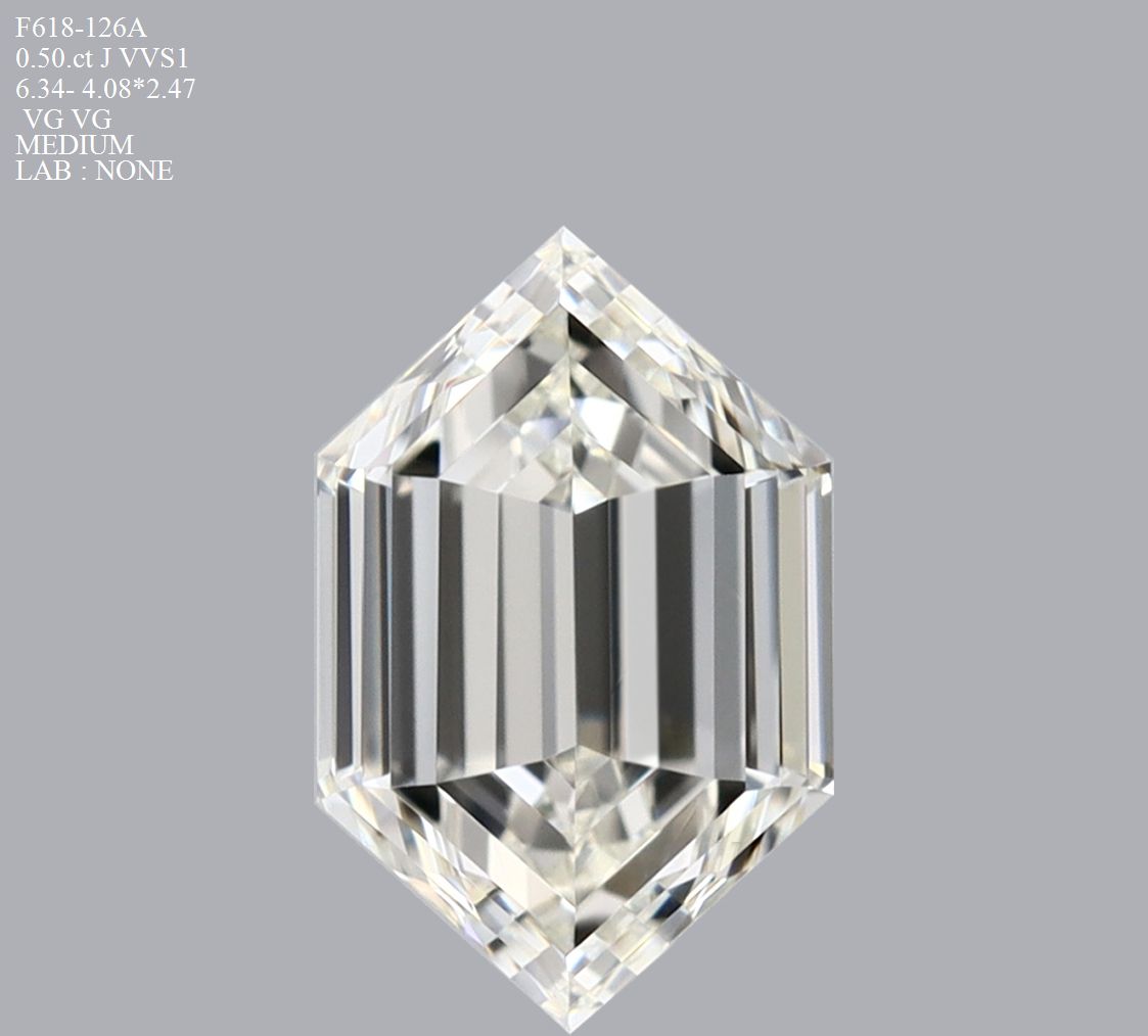 Prírodný diamant hexagonal,...