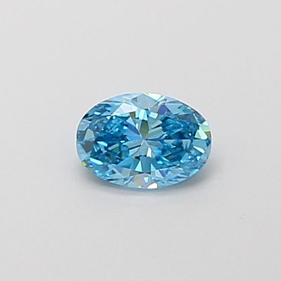 0.31 CT Fancy Vivid Blue OVAL