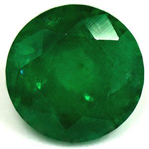 Szmaragd 1,96 ct, zielony, szlif okrągły