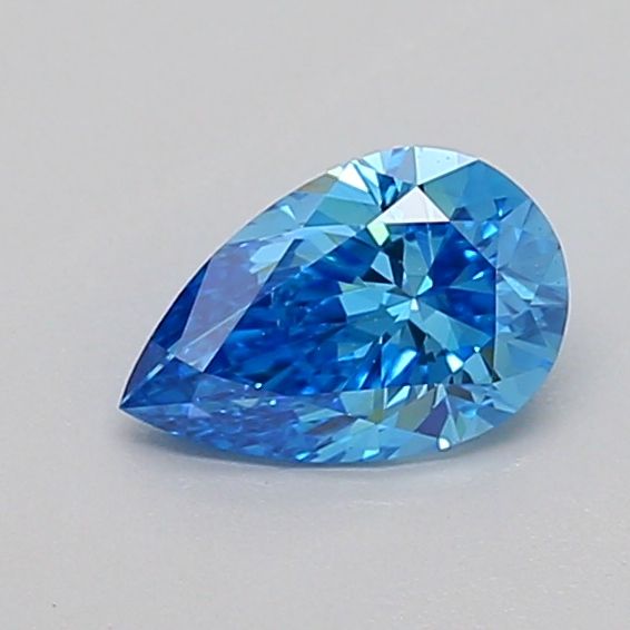 0.51 CT Fancy Intense Blue PEAR
