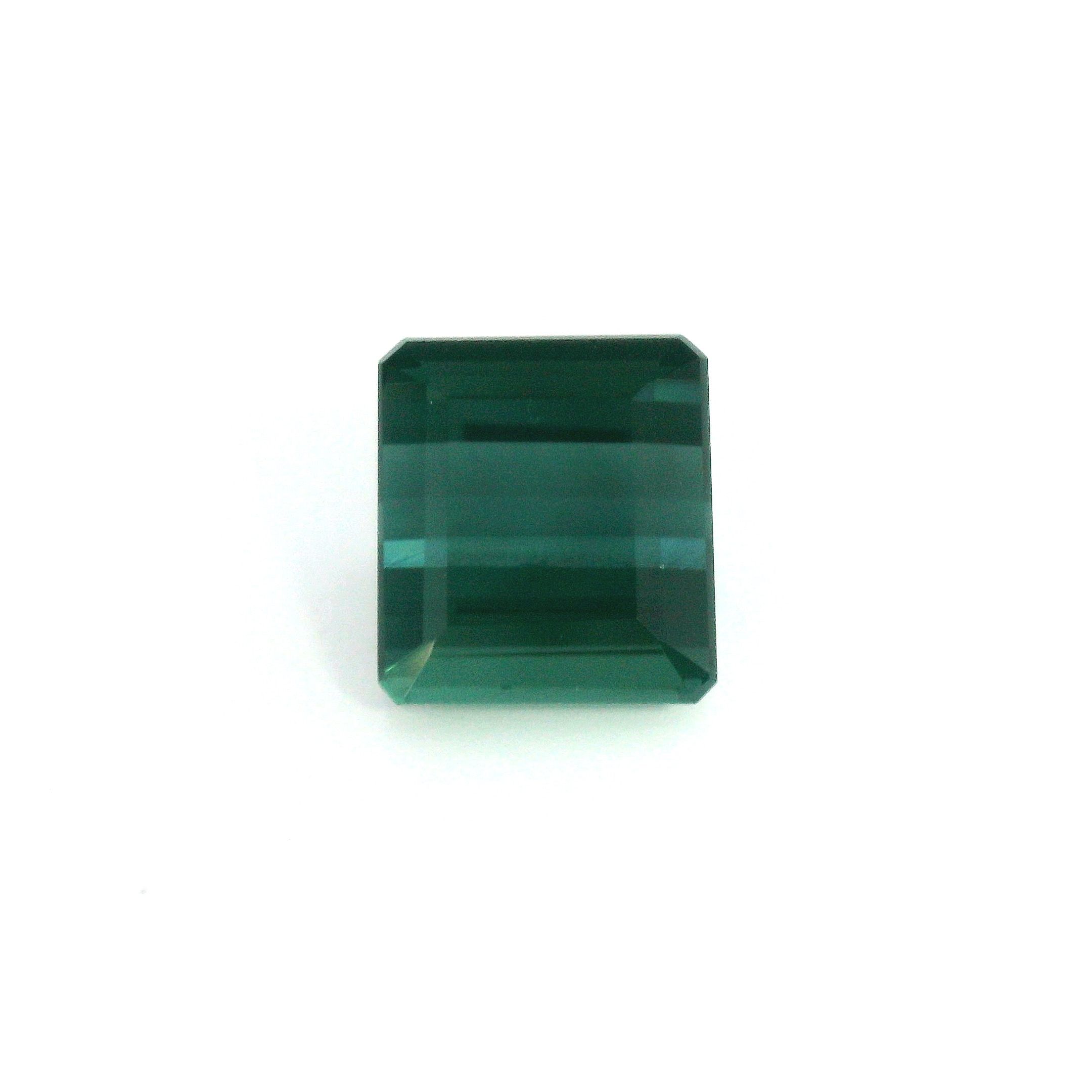 Turmalin 4,02 ct, zielony, szlif ośmiokątny