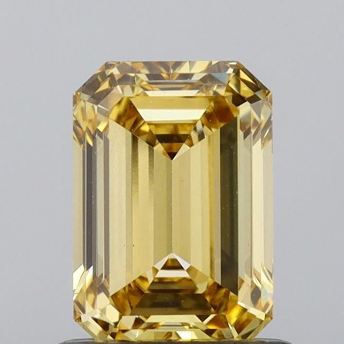 1.03 CT Fancy Vivid Yellow EMERALD