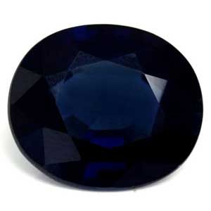 Szafir 2,58 ct, niebieski, szlif owalny