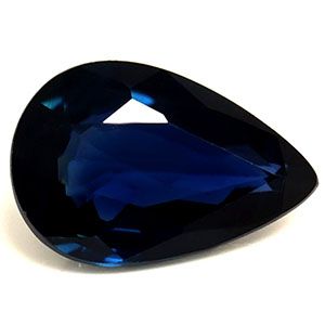 SAPPHIRE FACETED 0.48ct BLUE Deep Blue EC MADAGASCAR NONE