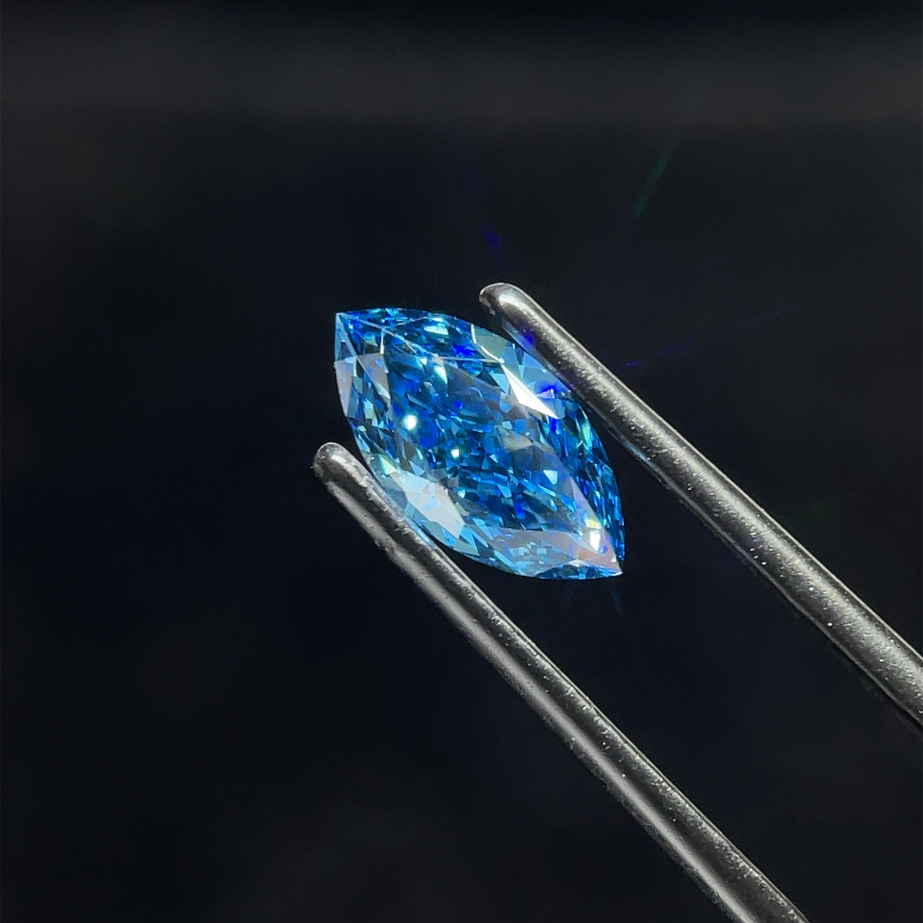 1.27 CT Blue MARQUISE